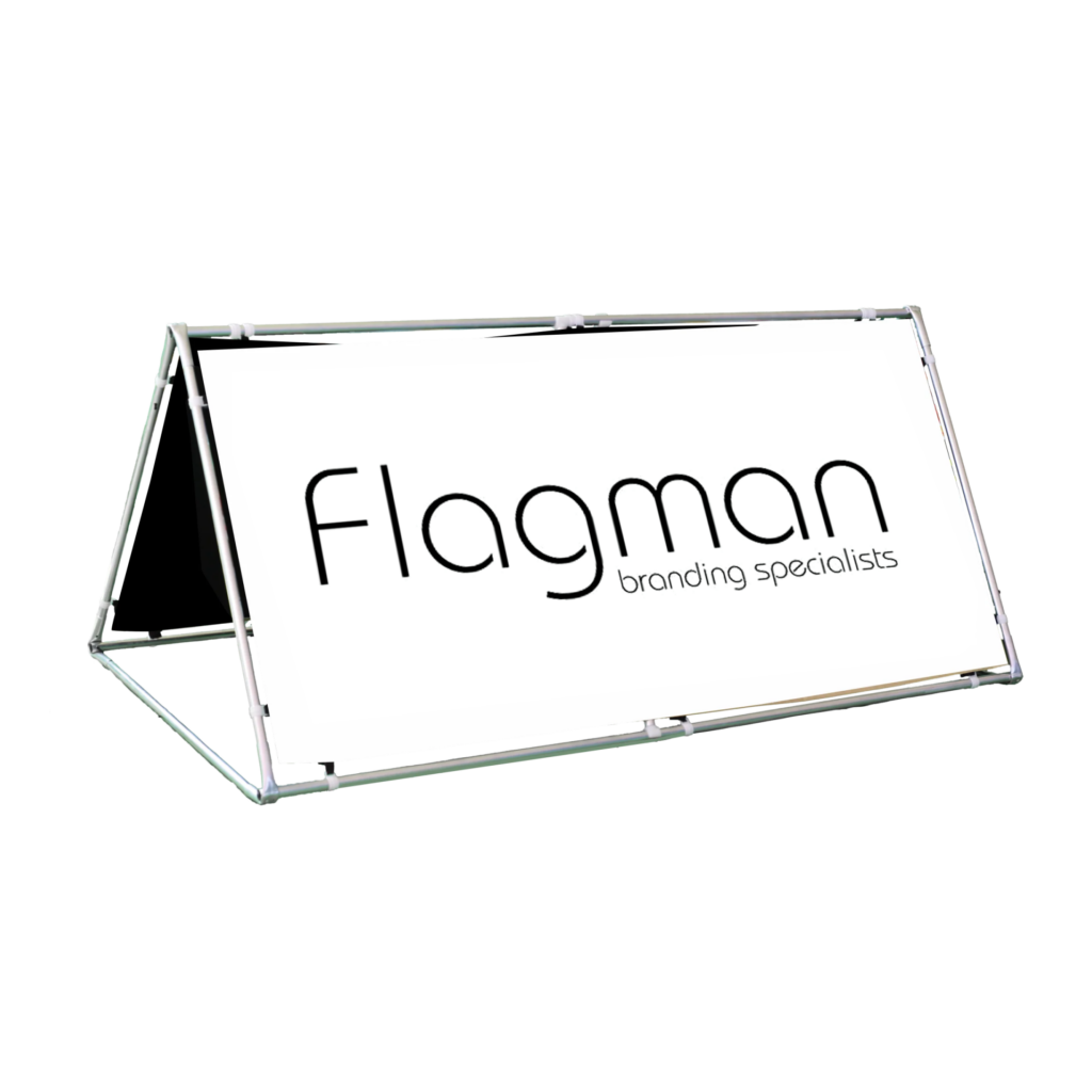 Flagman branded a frame