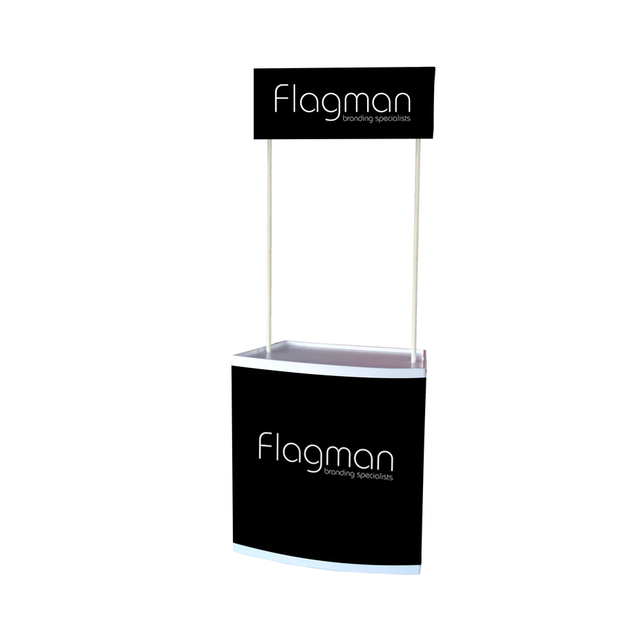 Flagman branded fabric booth